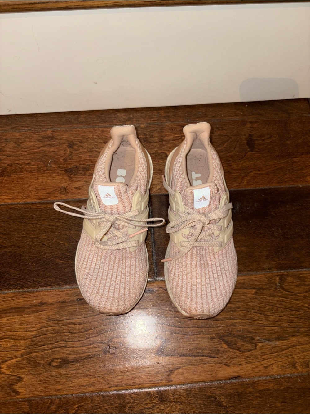 adidas Womens UltraBoost Knit Running Shoes - Light Pink - Picture 5 of 12